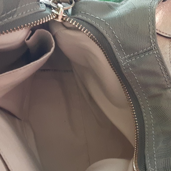 Coach,Logo Hobo Bag - Hunter Green & Burnished Gld - Picture 12 of 12